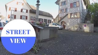 STREET VIEW in Weinfelden in SWITZERLAND [upl. by Luapsemaj186]