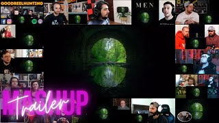 Men  Official Trailer Reaction Mashup 🔞💀A24 Horror [upl. by Betteann]