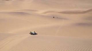 Fred and Janet Sandboarding Swakopmund Namibia 3 [upl. by Brasca463]