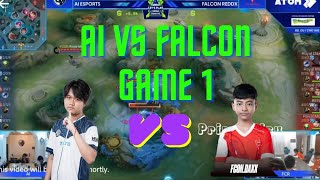 Ai Esport Vs Falcon Esport Game 1Aiကရှယ်ကြမ်းလာတယ် [upl. by Edson599]