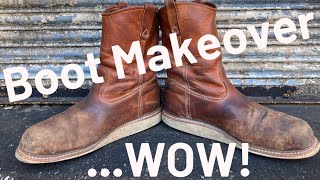 Thorogood Wellington Boot Refurbishment  Repairing YouTuber Abom79 Boots [upl. by Nirra333]