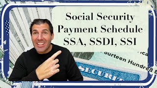 Social Security Payment Schedule for December 2023  SSA SSDI SSI [upl. by Helaine]