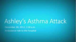 Ashley Having Another Asthma Attack  Ambulance Ride to the ER [upl. by Anitsenre515]