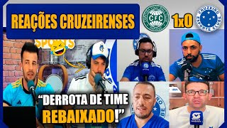 REAÇÕES CRUZEIRENSES  CORITIBA 1x0 CRUZEIRO  VAMOS RIR DO CRUZEIRO [upl. by Ayres]