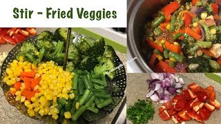 Stir Fried Veggies  Vegetable Stir Fry  Stir Fried Vegetables [upl. by Hake]