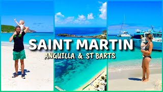 SAINT MARTIN This is Caribbean PARADISE With Trips to ANGUILLA amp ST BARTS [upl. by Cordle]