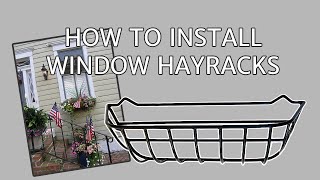 How to Install A Window Hayrack [upl. by Anatola]