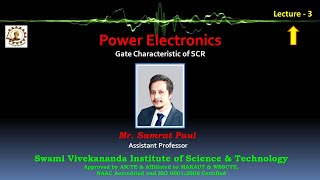 3 Gate characteristic of SCR [upl. by Ahsimik576]