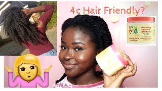 BUT IS IT 4C HAIR FRIENDLY Soft n Lovely Nourishing LeaveIn  Natural Hair Product Review [upl. by Sadoc]