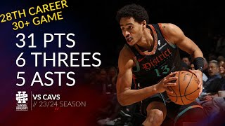 Jordan Poole 31 pts 6 threes 5 asts vs Cavs 2324 season [upl. by Rutledge124]