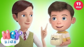 Johny Johny Yes Papa 🍬 The Best Nursery Rhymes  HeyKids [upl. by Berglund]