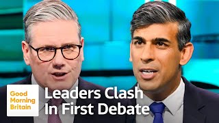 Starmer and Sunak Clash in ITV Debate [upl. by Assiran]