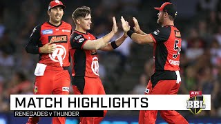 Finalsbound Renegades roll Thunder  KFC BBL08 [upl. by Sosthenna]