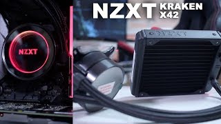 NZXT Kraken X42 DEAD SILENT CPU WATER COOLER [upl. by Dhumma]