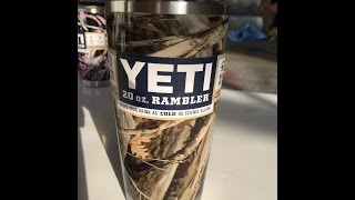 Hydro dipping Yeti Rambler [upl. by Odnomor577]