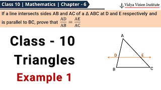 Class 10 Maths  Chapter 6  Example 6  Triangles  NEW NCERT  Ranveer Maths 10 [upl. by Sammy]