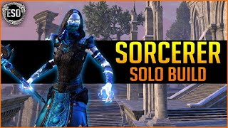 ✨Magicka Sorcerer Solo Build PvE✨  ESO Elder Scrolls Online [upl. by Anwahsar]