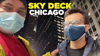 Sky Deck Chicago The Ledge Willis Tower  Zafar Bhutto [upl. by Yttig]