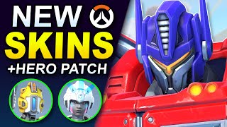 ALL NEW TRANSFORMERS SKINS  Overwatch 2 Shop Update amp Midseason Patch Notes [upl. by Ativet216]