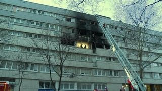 Gennevilliers  5 morts dont un enfant dans un incendie [upl. by Nohsyar]