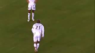 David Beckham scores for LA Galaxy vs DC United 081407 [upl. by Atela]