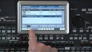 Korg Paseries Songbook and Songbook Editor Software [upl. by Akkire]