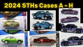 2024 Hot Wheels Super Treasure Hunts Cases A Through H [upl. by Ojoj163]