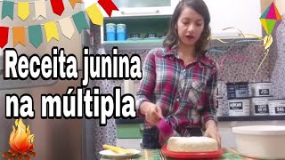 Receita junina na múltipla  bolo de tapioca [upl. by Cave]