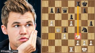 This Man Cant Stop Sacrificing  Carlsen vs Dubov  Opera 2021 [upl. by Akinek]