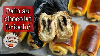 Recette hyper facile de pains au chocolat briochés [upl. by Eibmab997]