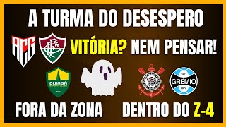 BRASILEIRÃO  ZONA DE REBAIXAMENTO  FLUMINENSE e ATLÉTICOGO NO JEJUM DE VITÓRIAS [upl. by Asilla20]