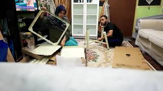 Unboxing IKEA quotFABRIKORquot Display Cabinet [upl. by Drida]