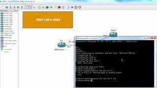 DHCP Server on a Cisco Router  CCNA Labs in GNS3 [upl. by Nance]