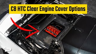 C8 Corvette Convertible Clear Engine Cover Options [upl. by Yenwat654]