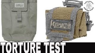 Maxpedition1000D Ballistic NylonVS Vanquest1000D CORDURA Pouches Abrasion Torture Test review [upl. by Atiuqnahs]