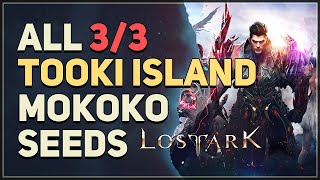 All 3 Tooki Island Mokoko Seed Locations Lost Ark [upl. by Ydnam]