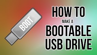 How to create a bootable USB Drive [upl. by Letch]