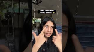 Jhoot bolre sab ke sab🥲 funny comedy friends friendship compliments relatable shorts [upl. by Rebmac]