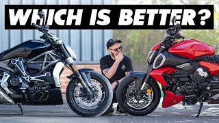 Ducati Diavel 1260 vs V4 Which Is Better [upl. by Sirtimed]