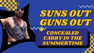 Suns Out Guns Out  Best Summertime Belly Band Holster For Concealed Carry [upl. by Saidnac]