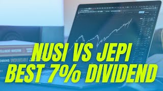 NUSI vs JEPI  Which is the best 7 Dividend Income ETF [upl. by Tomchay]