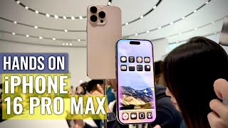 iPhone 16 Pro Max Hands on Most Powerful Ever [upl. by Artemla761]