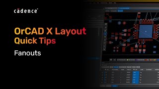 OrCAD X Quick Tips  Fanouts [upl. by Jasen]