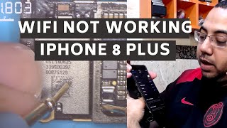 iPhone 8 Plus Repair WiFi not Working Solved [upl. by Ahsiret]