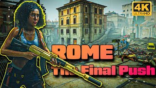 World War Z  Aftermath  Chapter 6 ROME  The Final Push  Solo Gameplay No Commentary 4K UHD [upl. by Snowman]