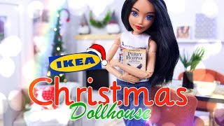 DIY  How to Make IKEA Christmas Dollhouse  Tree  Ornaments  Santa Gnomes [upl. by Kally]