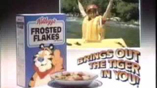 Kelloggs Frosted Flakes White Water Rapids Ad from 1988 [upl. by Ofloda]