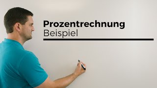 Prozentrechnung Beispiel Formel und Dreisatz Rechnen mit Prozenten  Mathe by Daniel Jung [upl. by Gaudette]