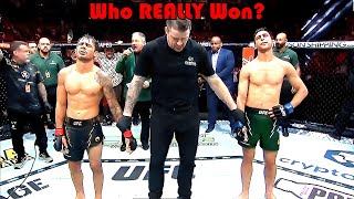 ROBBERY Who REALLY Won Alexandre Pantoja vs Steve Erceg [upl. by Dranyl]