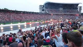 NOX Nitrolympics Nightshow TOP FUEL Slow Motion [upl. by Sorce]